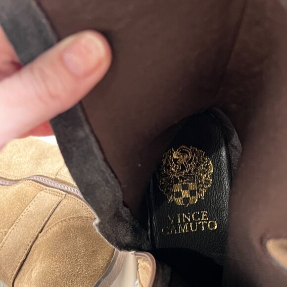 Vince Camuto Suede Moto Boots - Picture 6 of 6